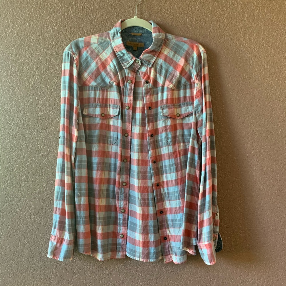 Jach’s Girlfriend Snap-down Women’s Flannel Shirt